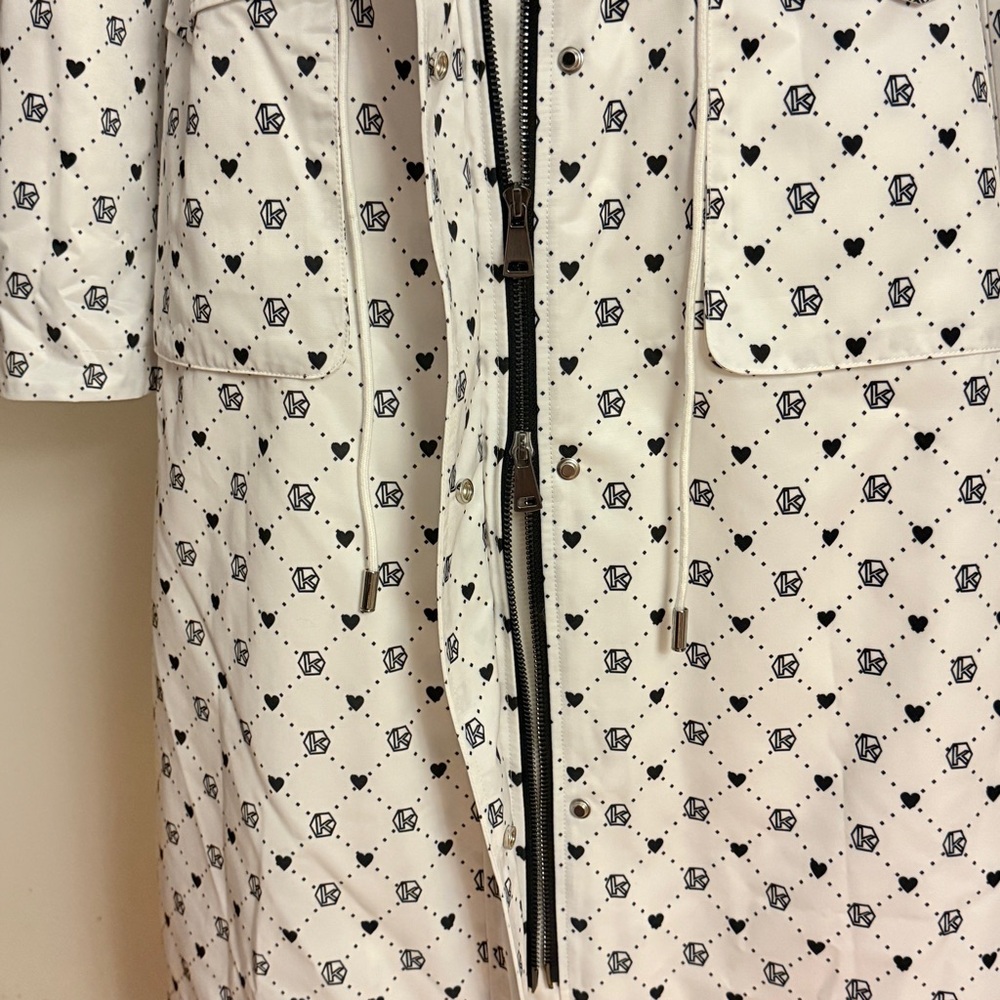 Double Layer Long White Patterned Waterproof & Bo… - image 5